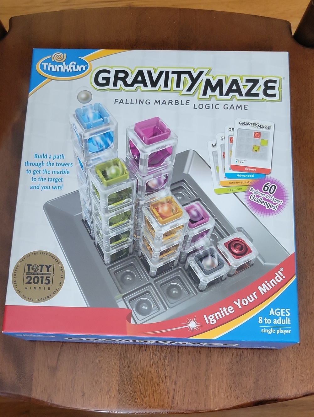 Think! Gravity Maze Marble Logic Game